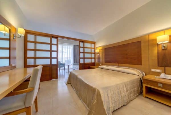 Interior of the Junior Suite with sharing pool at Apollo Blue Hotel