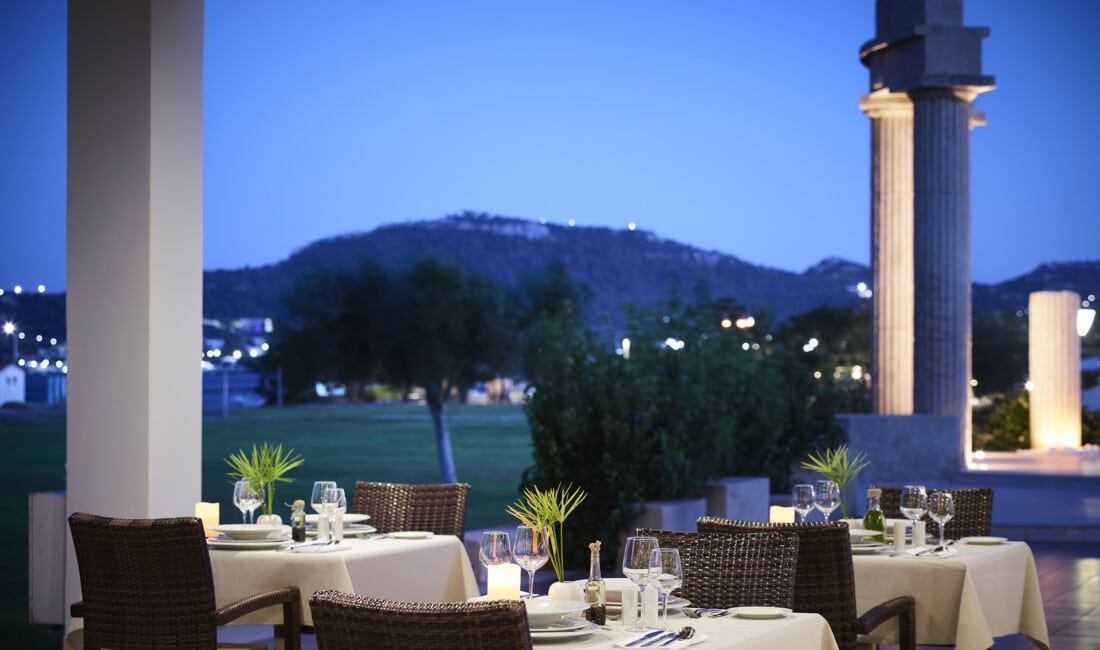 A la carte dining in Rhodes