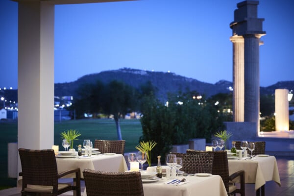 A la carte dining in Rhodes